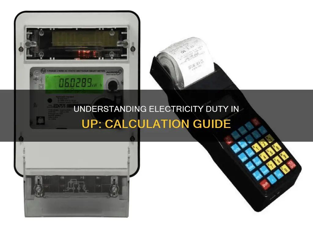 how to calculate electricity duty in up