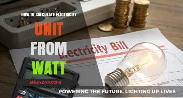 Understanding Wattage to Calculate Your Electricity Unit Usage