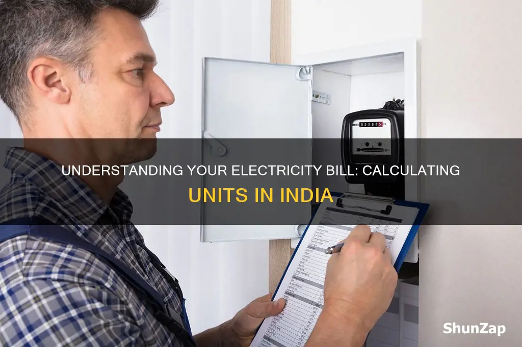 how to calculate electricity unit in india