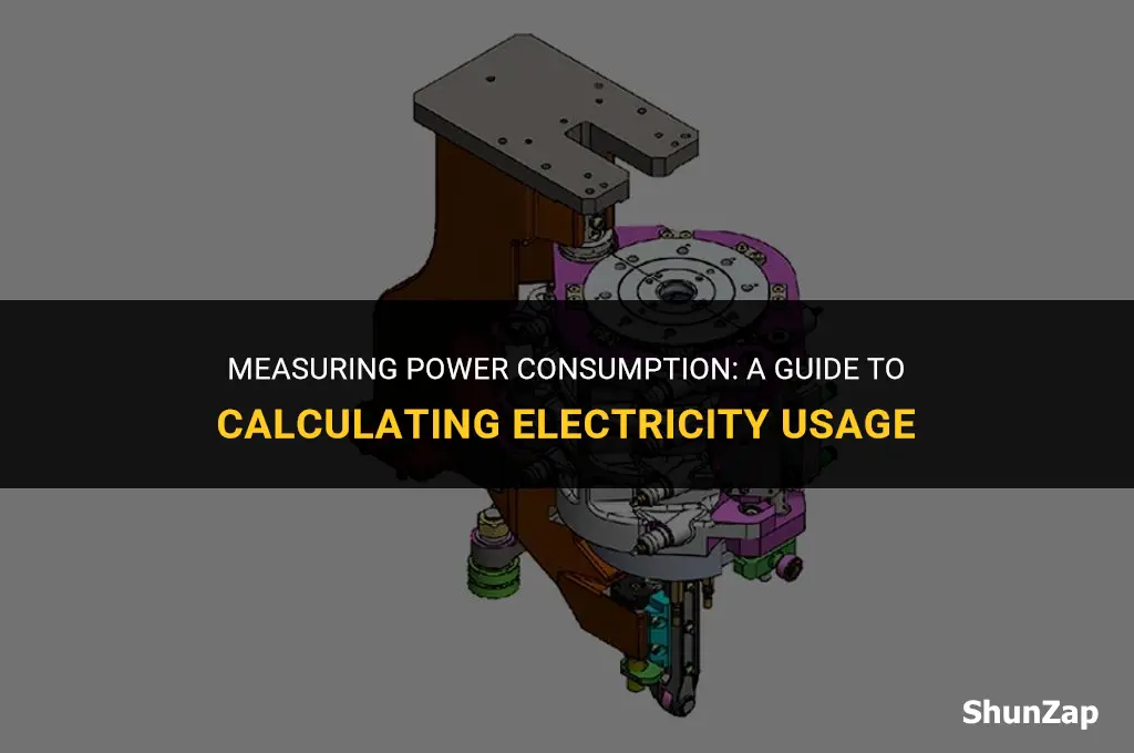 how to calculate electricity used by a machine