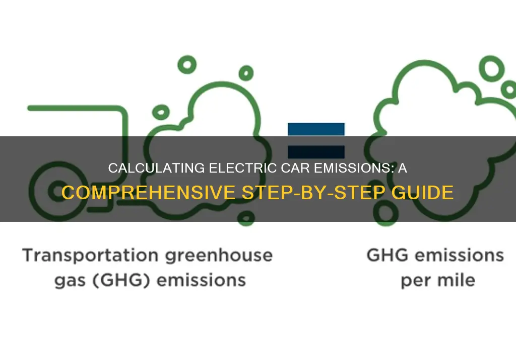 how to calculate emissions for an electric car