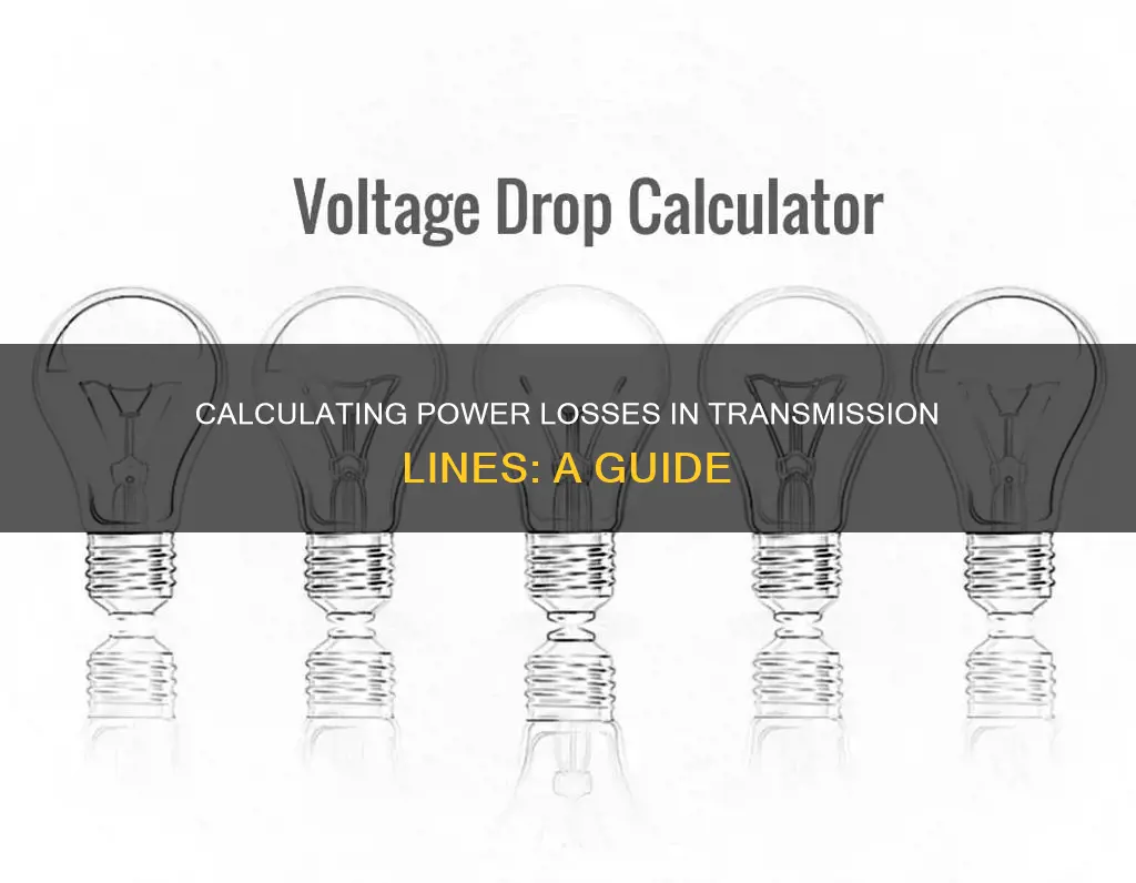 how to calculate line losses of electricity