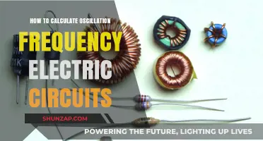 Understanding Electric Circuit Oscillation: Frequency Calculation Methods