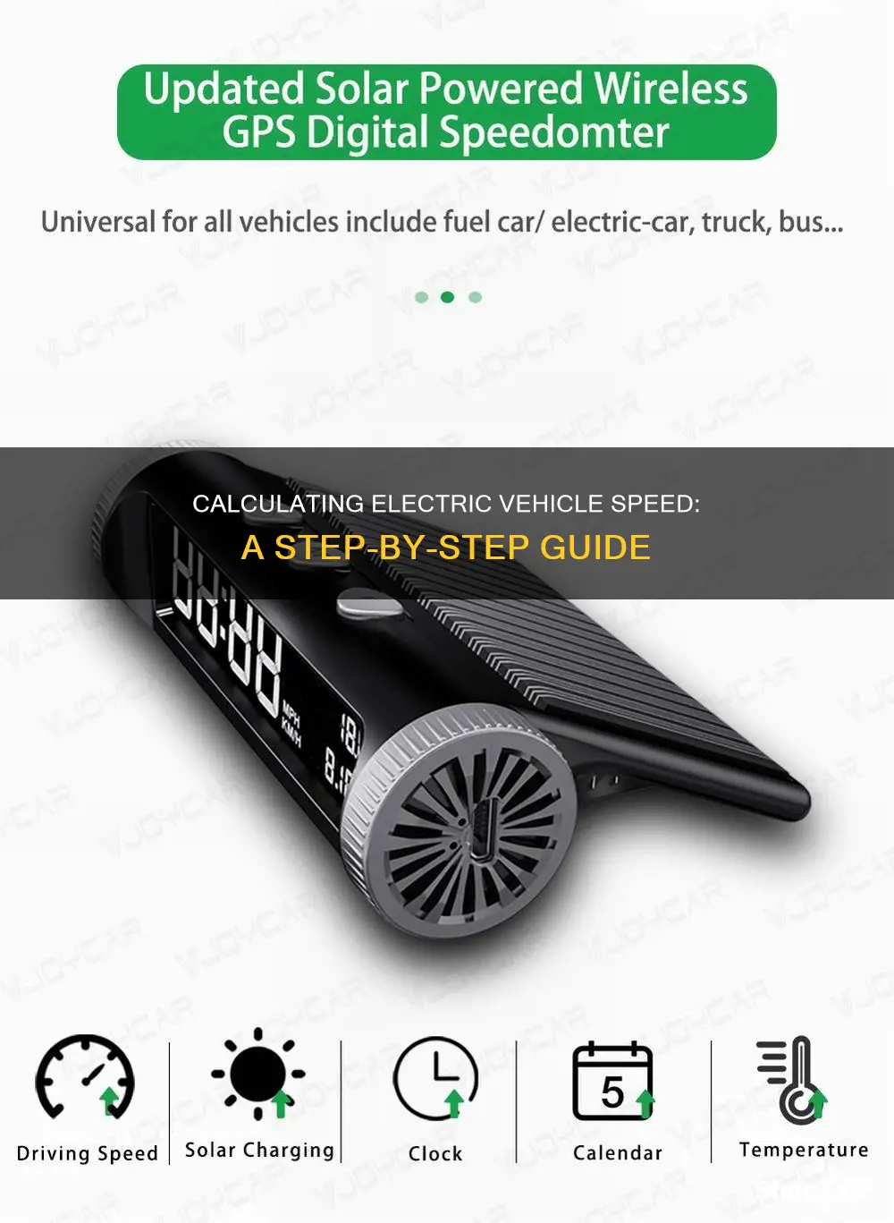 how to calculate speed of electric vehicle