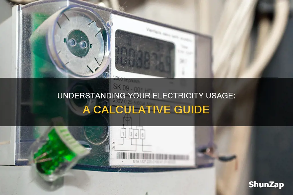how to calculate the usage of electricity