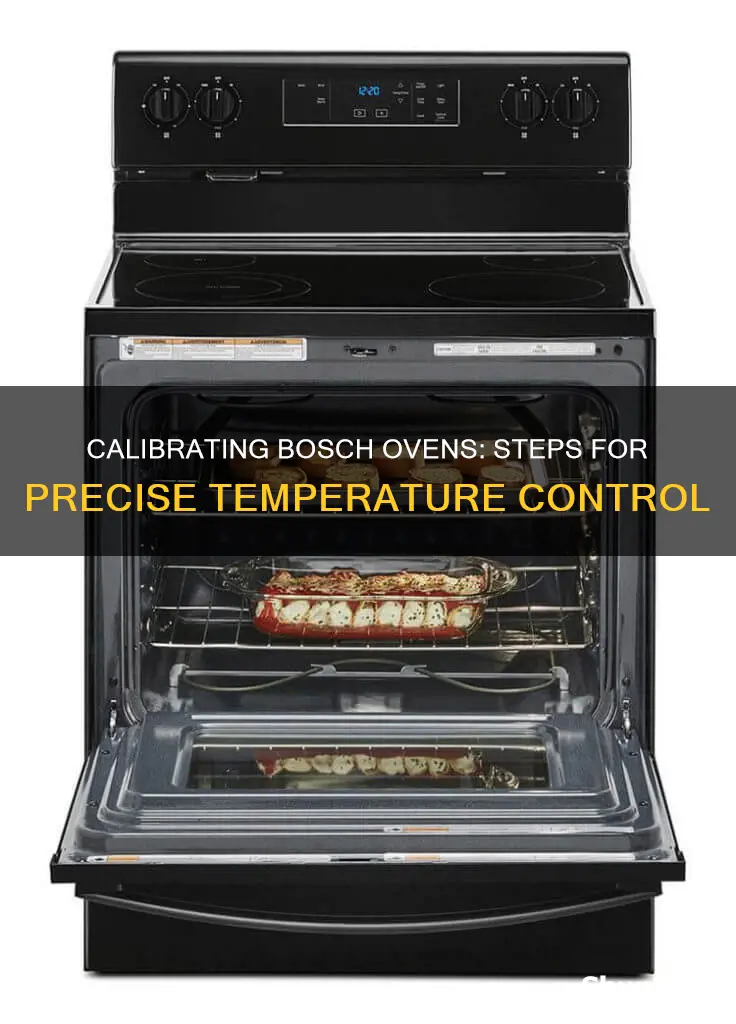 how to calibrate a bosch electric oven