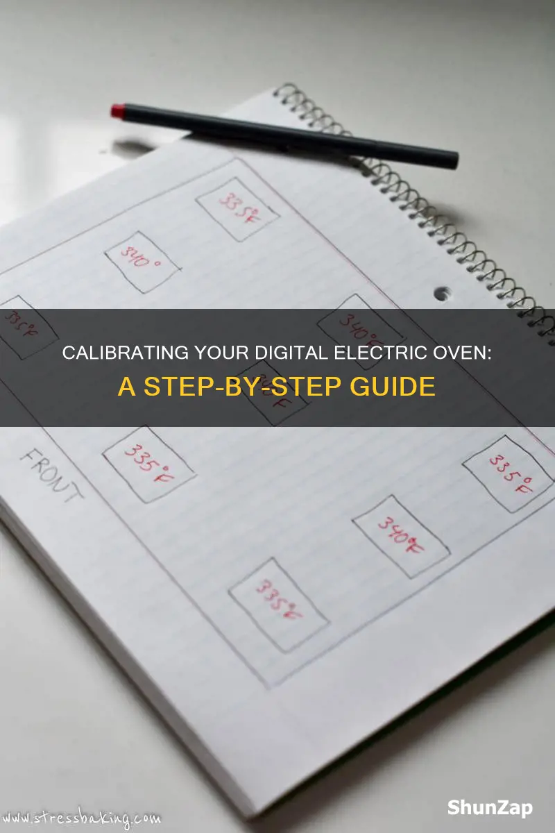 how to calibrate a digital electric oven