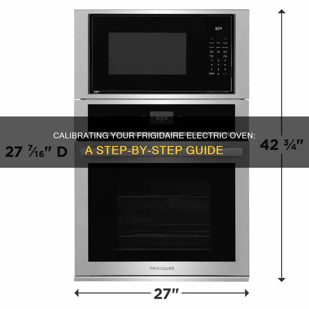 how to calibrate a frigidaire electric oven