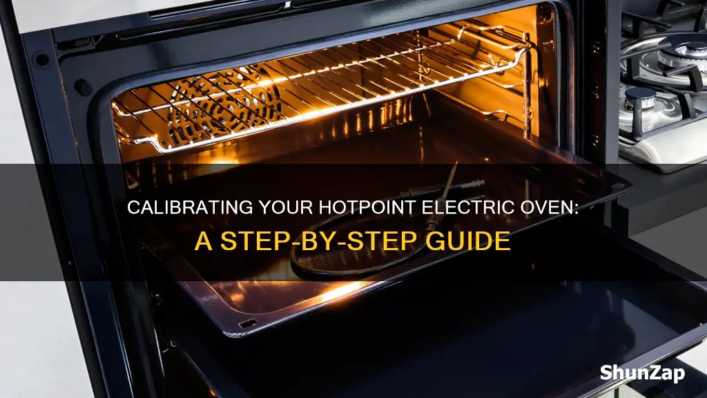 how to calibrate a hotpoint electric oven