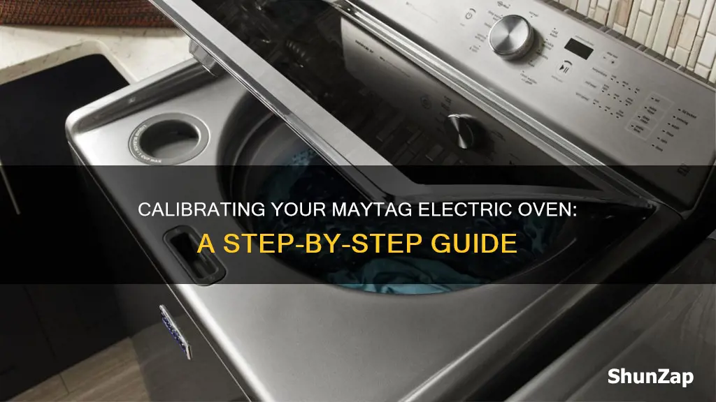 how to calibrate a maytag electric oven