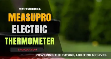 Calibrating a Measupro Electric Thermometer: A Step-by-Step Guide