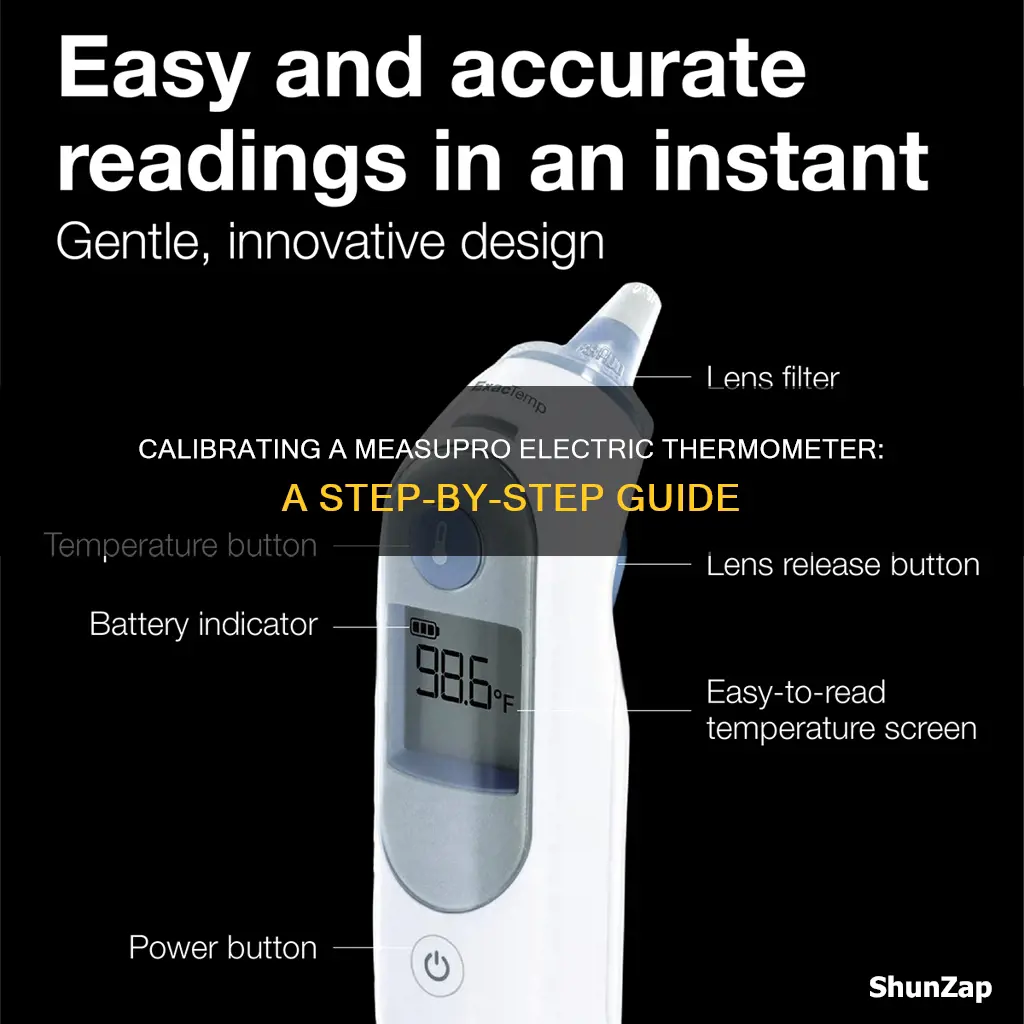 how to calibrate a measupro electric thermometer
