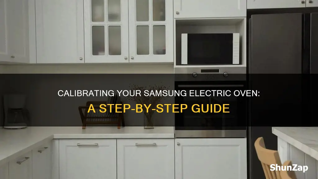 how to calibrate a samsung electric oven