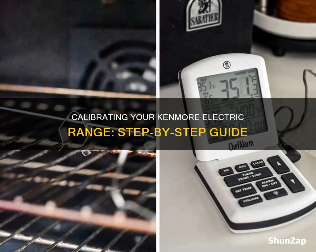 how to calibrate an electric kenmore range