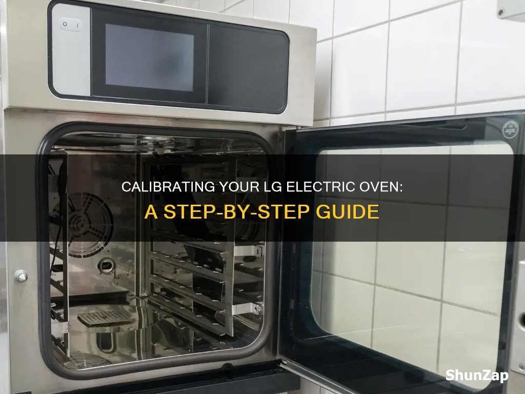 how to calibrate an lg electric oven