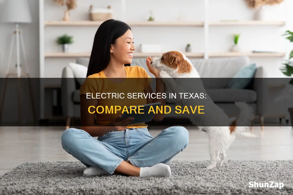 how to campare electric services in texas