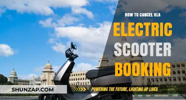 Canceling Your Ola Electric Scooter Booking: A Step-by-Step Guide