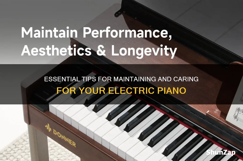 how to care for an electric piano
