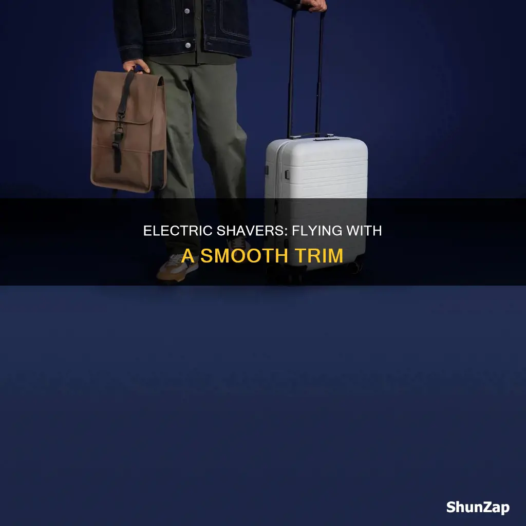 how to carry electric shaver in flight