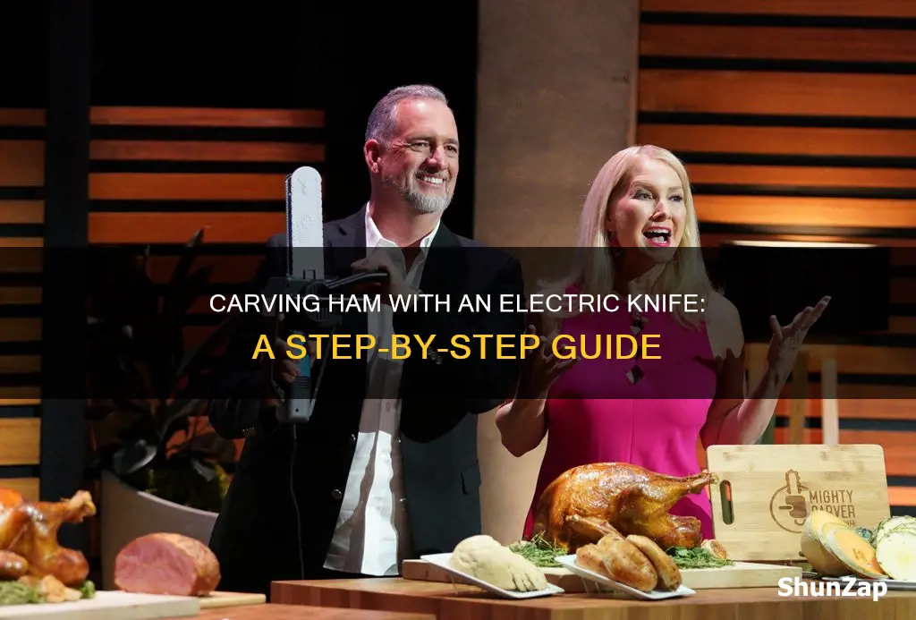 how to carve ham with electric knife