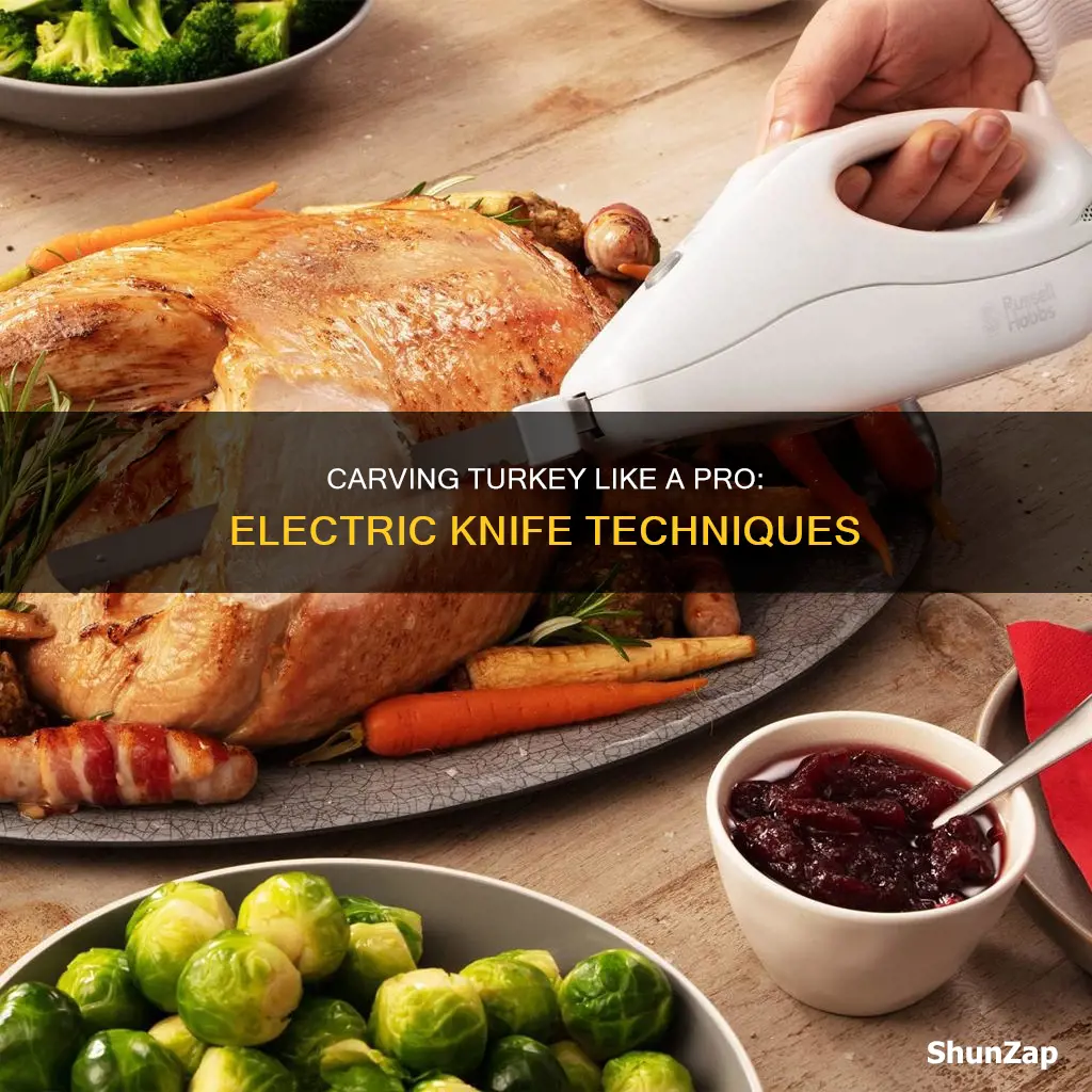 how to carve turkey with electric knife