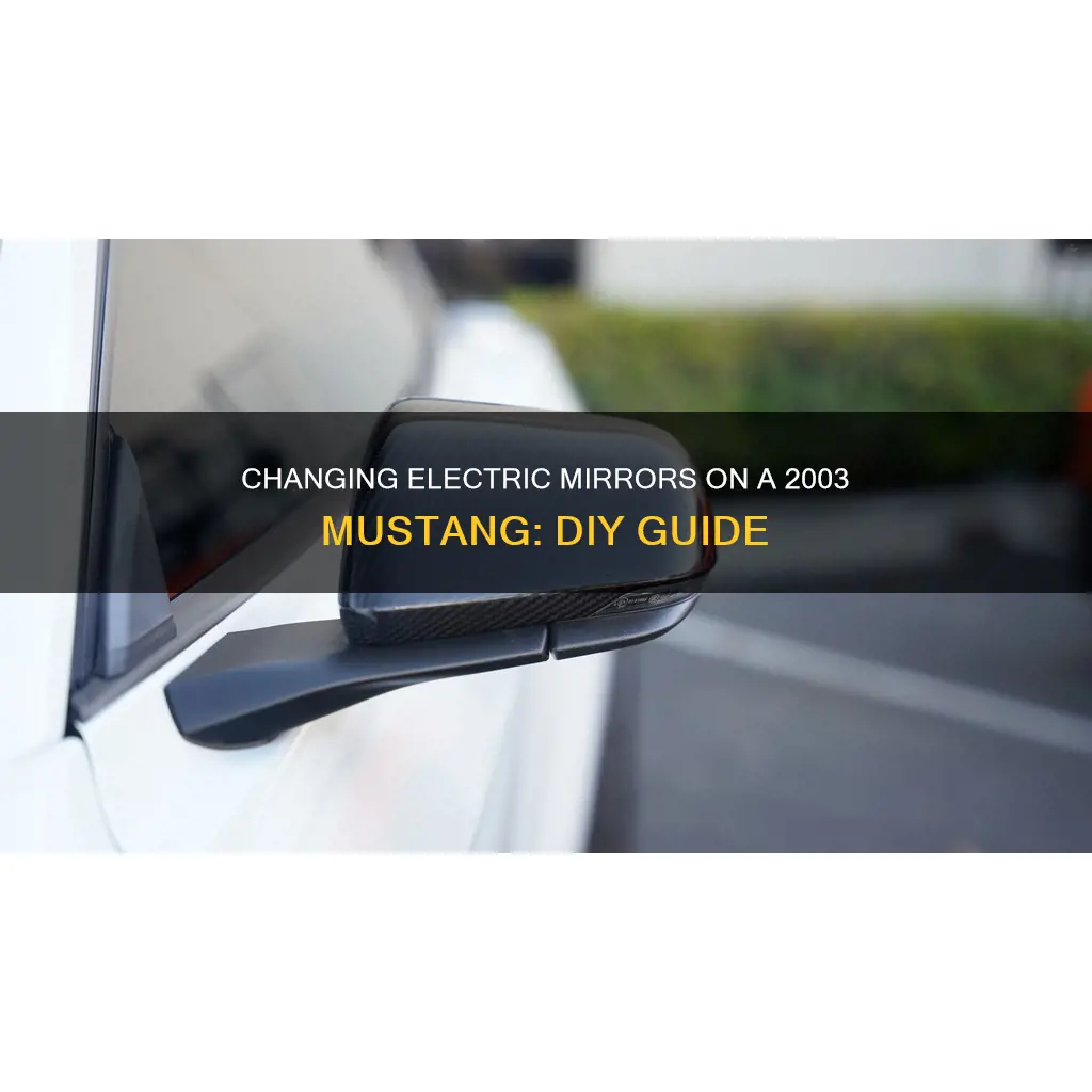 how to change 2003 mustang electric mirror