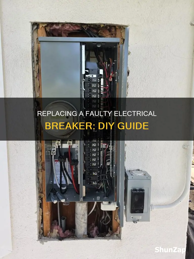 how to change a bad electrical breaker