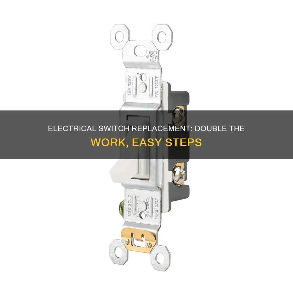 how to change a double electrical switch