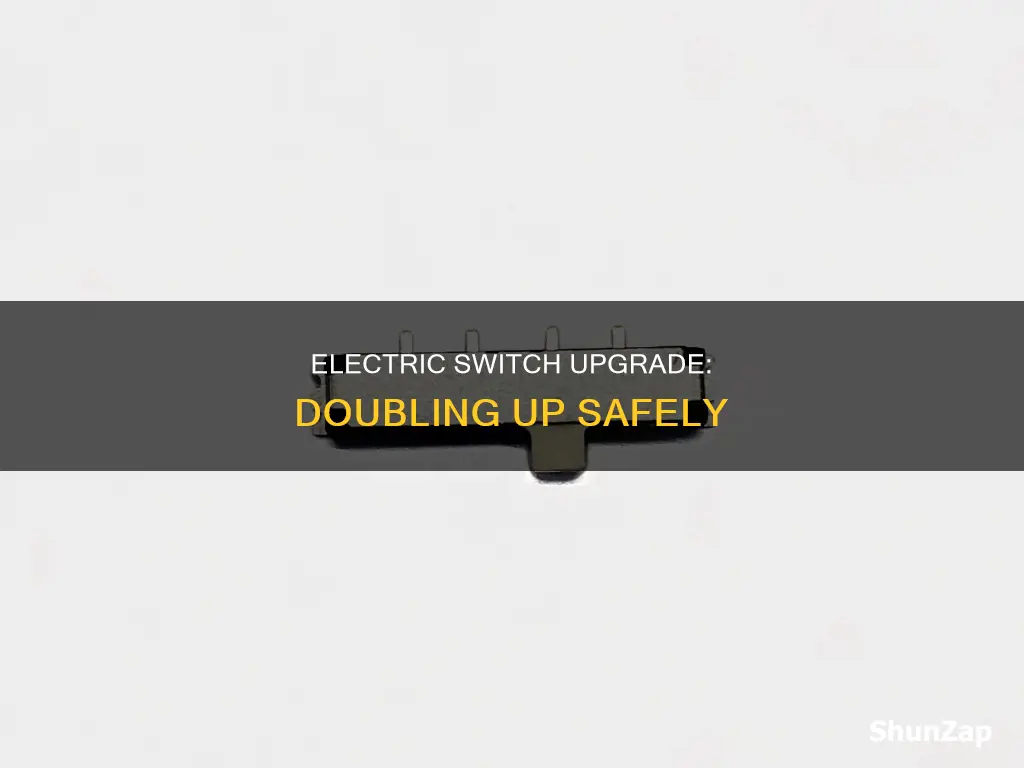 how to change a doublre electric switch