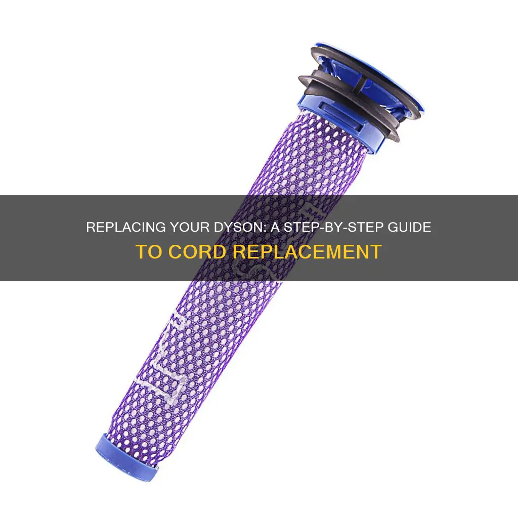 how to change a dyson electric cord