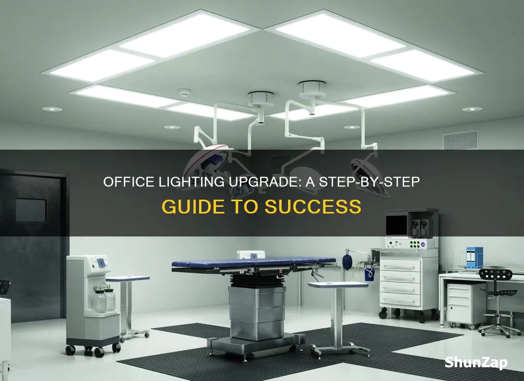 how to change a electrical office fixture