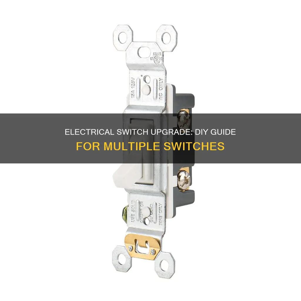 how to change a multiple electrical switch