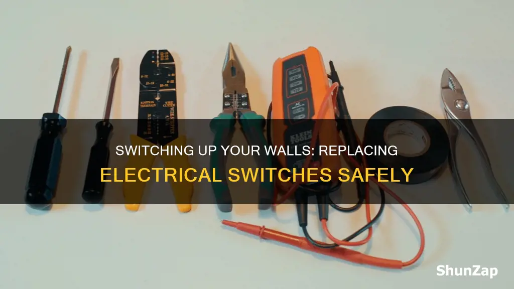 how to change a wall electrical switch