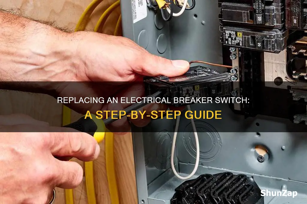 how to change an electrical breaker switch