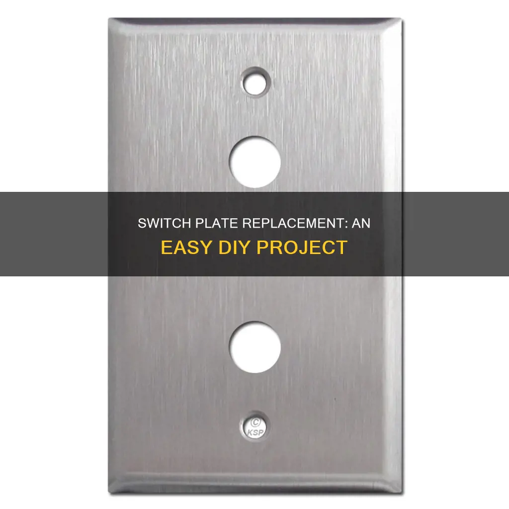 how to change an electrical switch plate