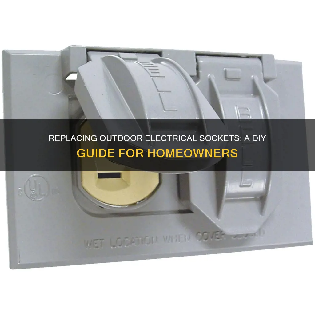 how to change an outdoor electrical socket