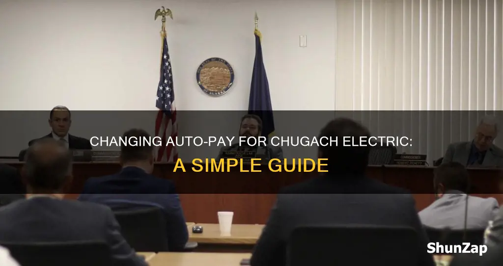 how to change auto pay chugach electric