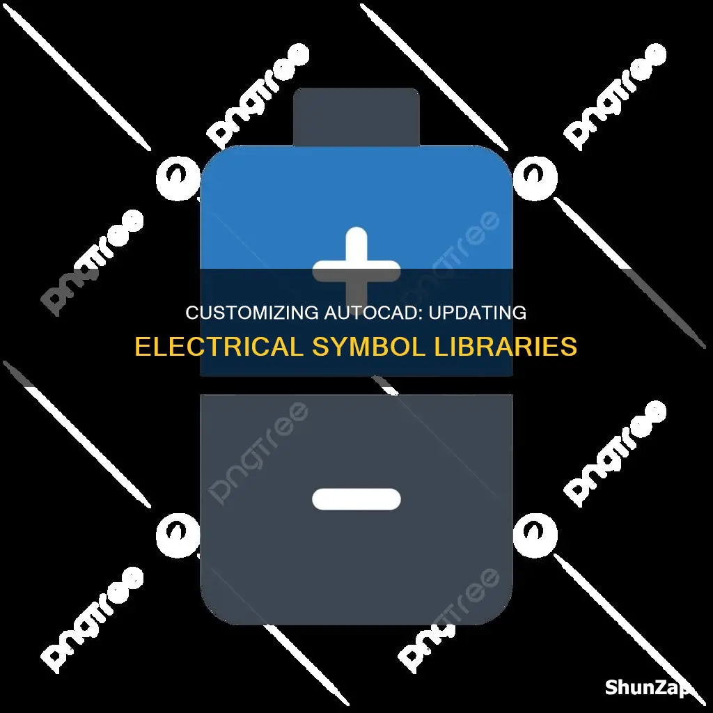 how to change autocad electrical symbol library