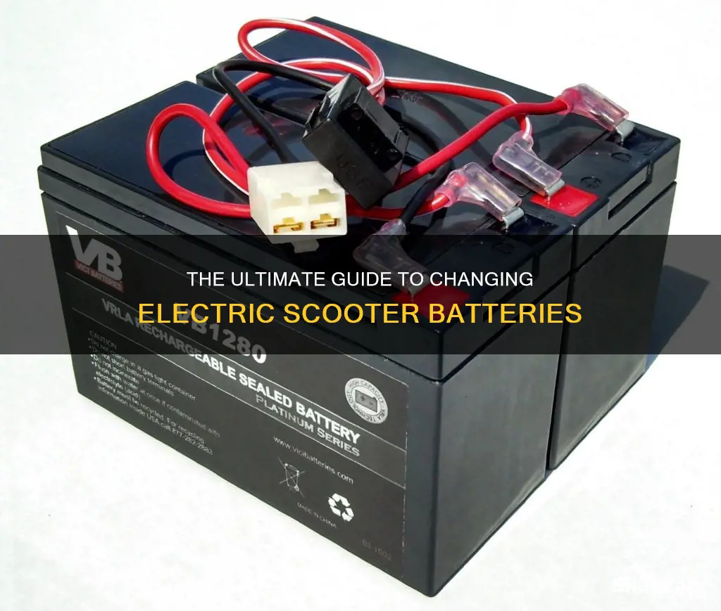 how to change battery in electric scooter