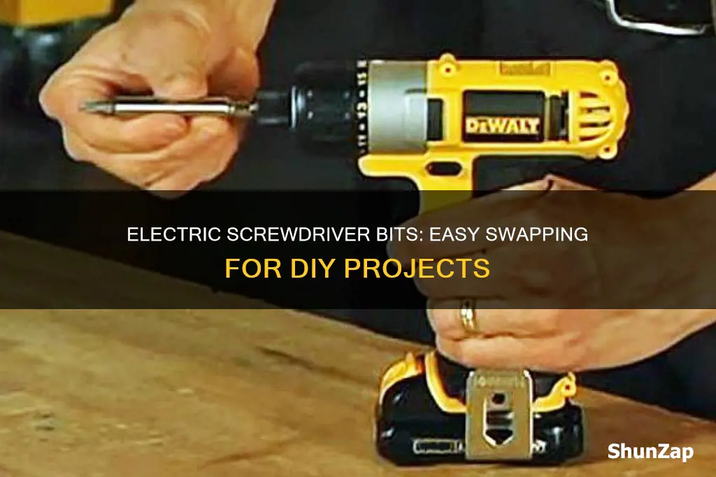 how to change bit on electric screwdriver