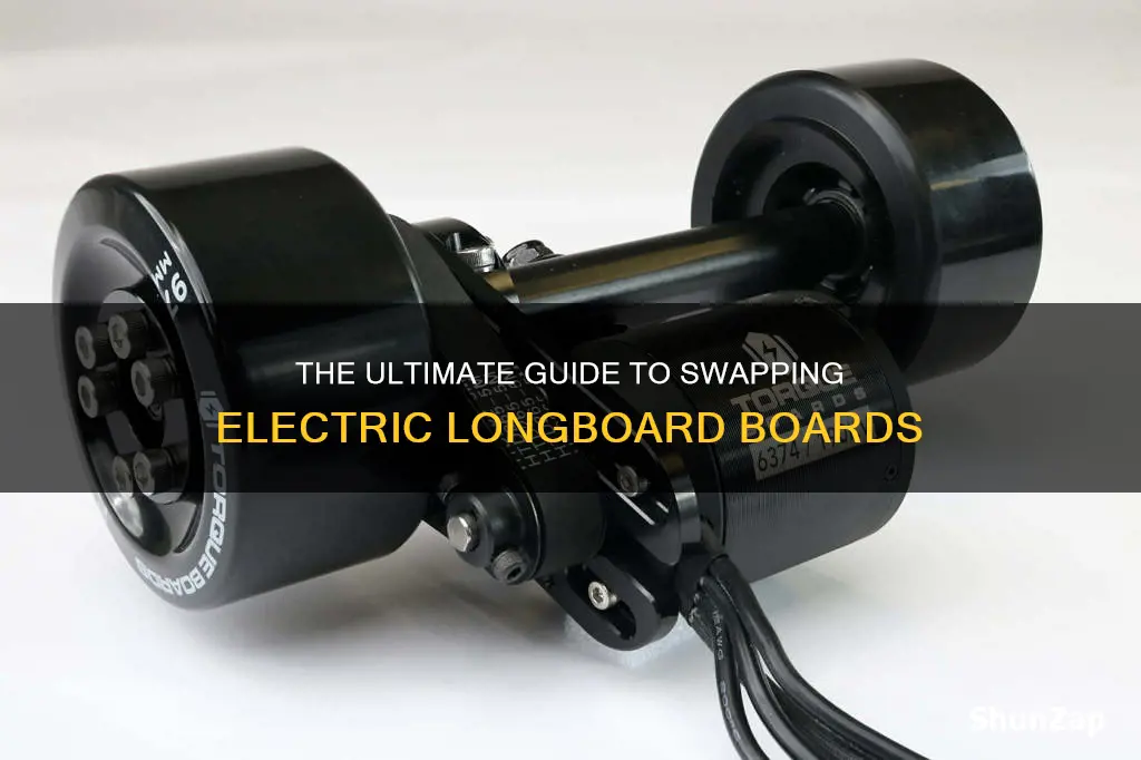 how to change board on electric longboard