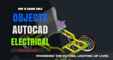 Adjusting Child Objects: AutoCAD Electrical's Easy Steps
