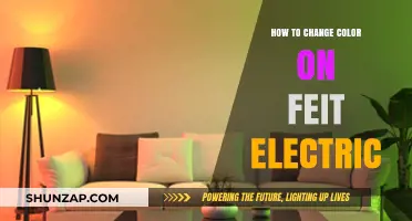 Adjusting Feit Electric Lights: Changing the Color Settings
