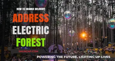 Changing Delivery Address for Electric Forest: A Quick Guide