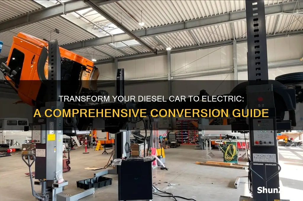 how to change diesel car to electric