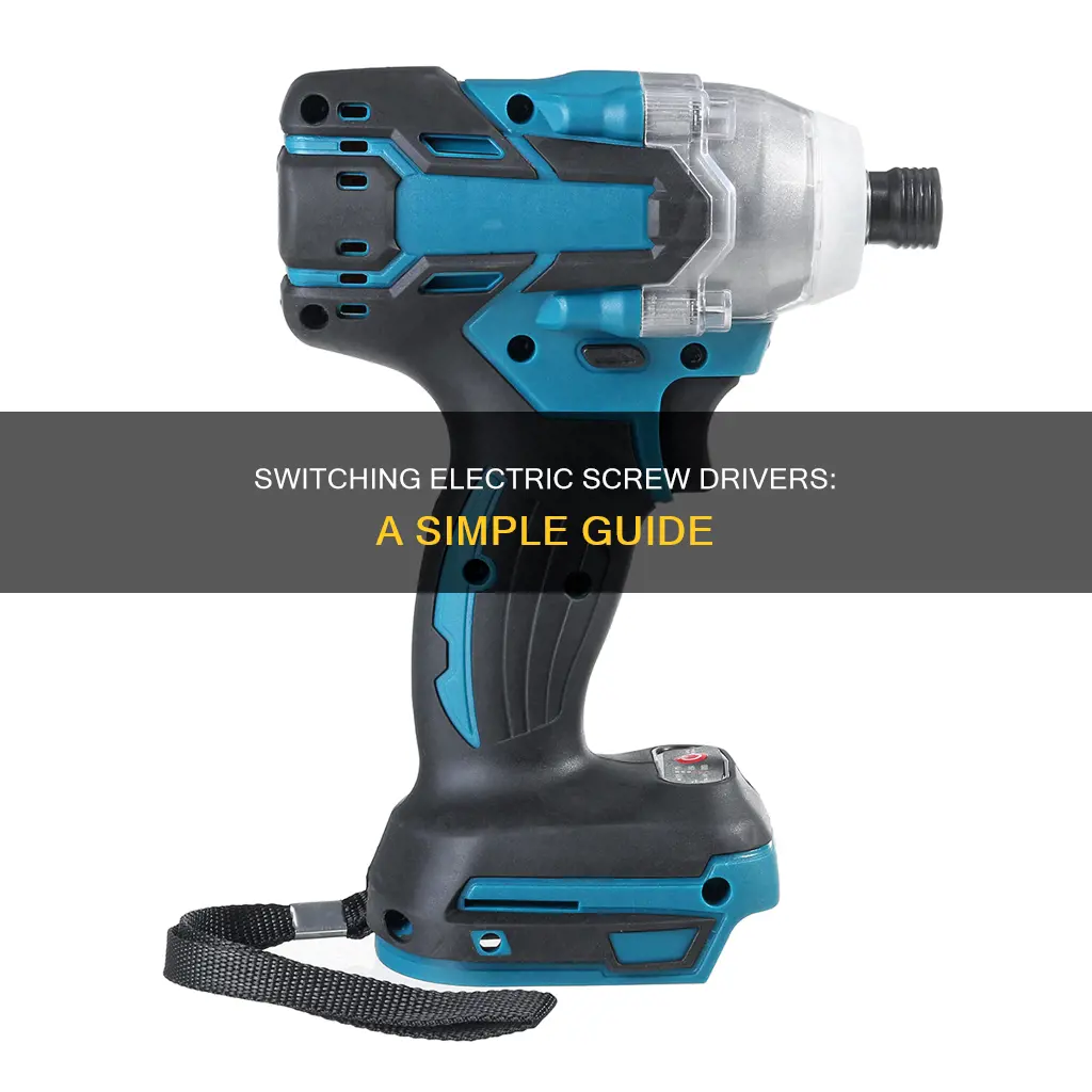 how to change driver in electric screw