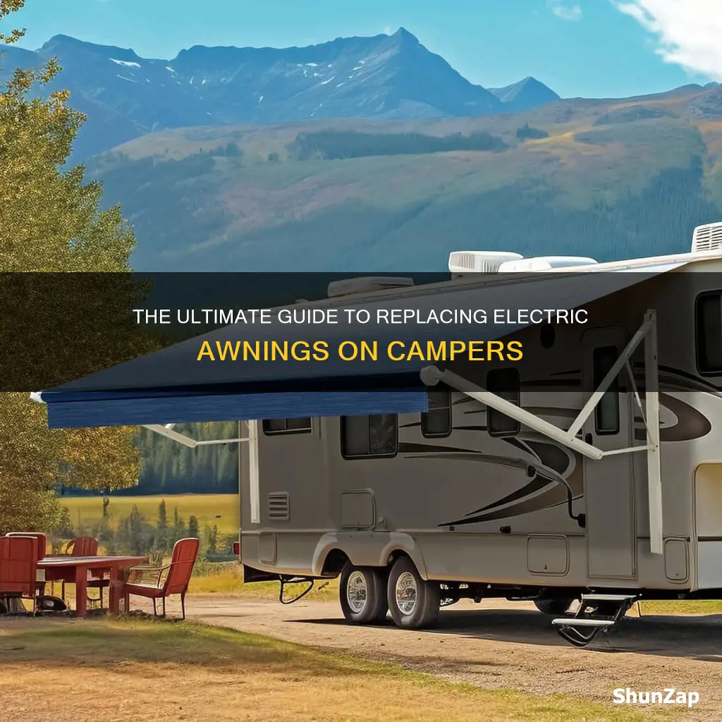 how to change electric awning on camper