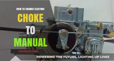 Converting Your Electric Choke to Manual: A Step-by-Step Guide