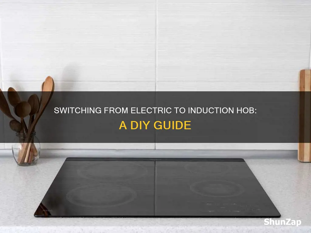 how to change electric hob to induction