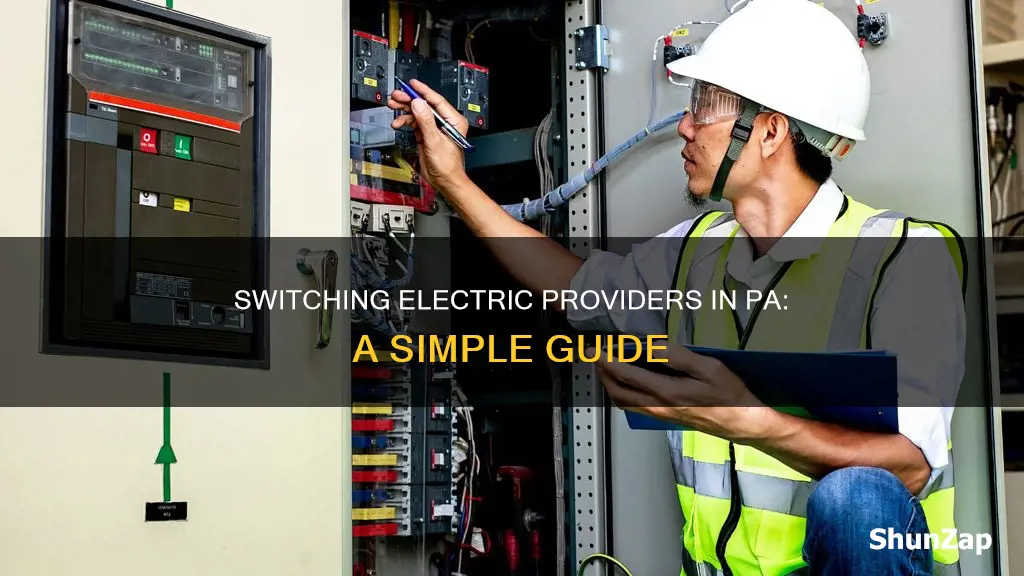 how to change electric provider in pa